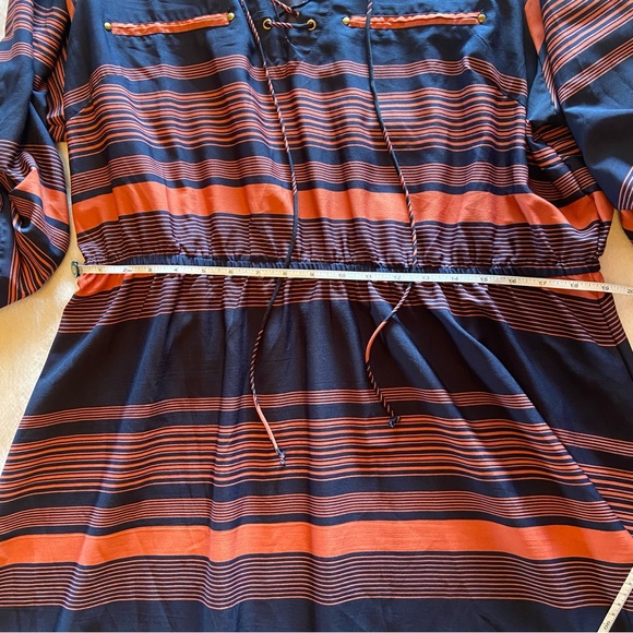 3X, plus size, SpeedControl, lace front, adjustable 3/4-almost full sleeve dress - Picture 12 of 13